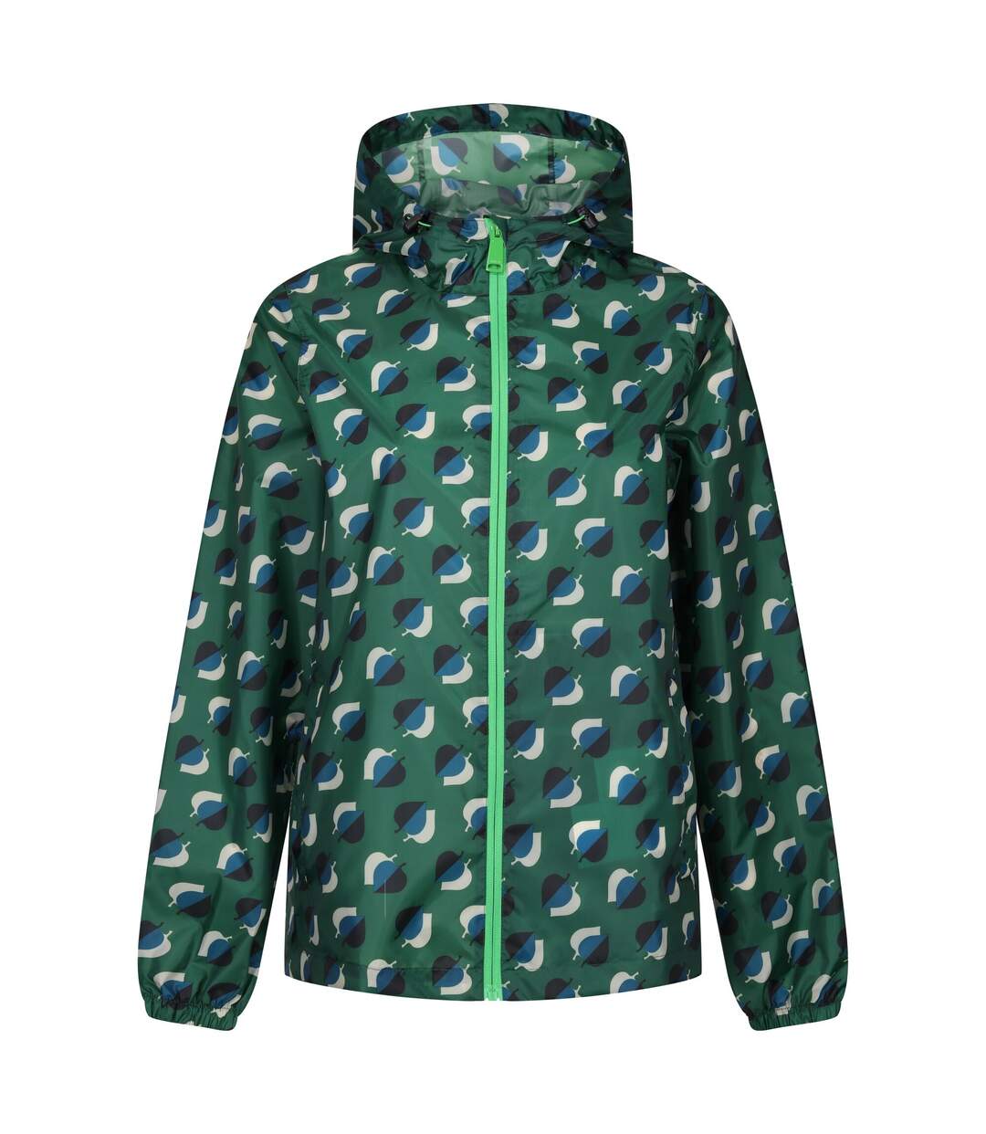 Veste imperméable orla kiely pack-it femme vert / feuilles d'orme Regatta