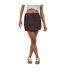 Mini Jupe Motif/style Cargo Femme Marron Brave Soul-4