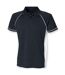 Polo homme bleu marine / blanc Finden & Hales-1