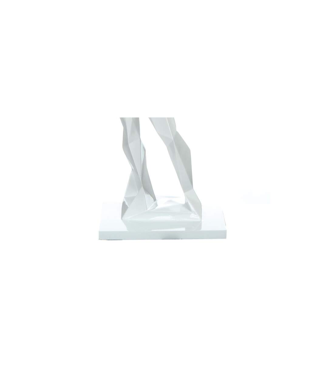 Statue Design Sculpture Kenya 56cm Blanc-3