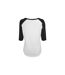 Womens/ladies Graffiti Balloons Banksy Raglan T-shirt White Black MerchCode-2
