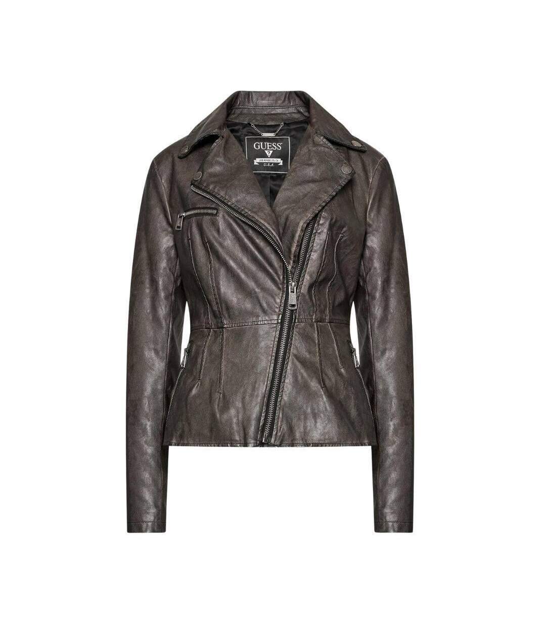 Veste Motif/style Logo Femme Marron Guess-1