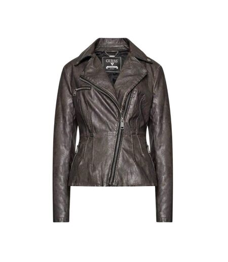 Veste Motif/style Logo Femme Marron Guess