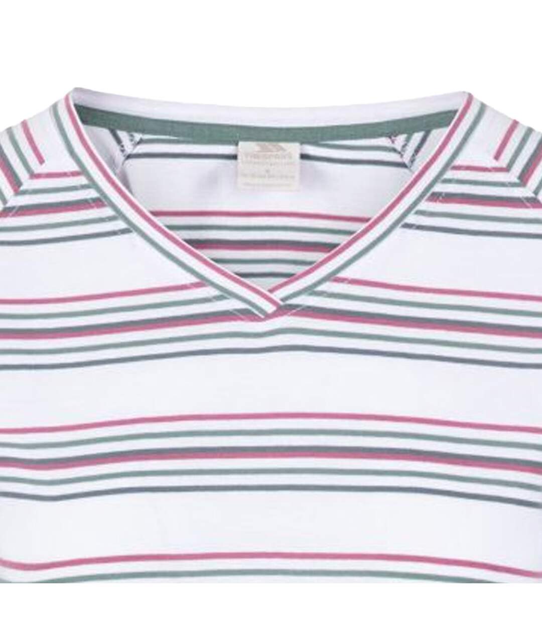 Womens/ladies fernie t-shirt multicoloured stripe Trespass-3