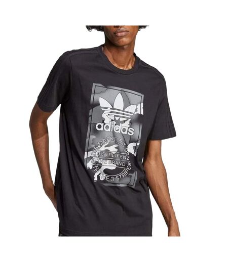 T-Shirt noir femme adidas camo