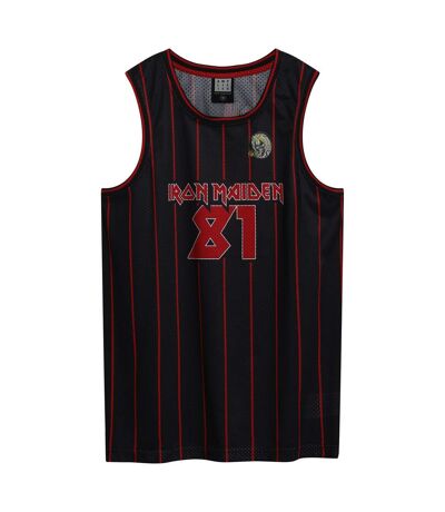 Maillot De Basket Homme Noir Rouge Amplified