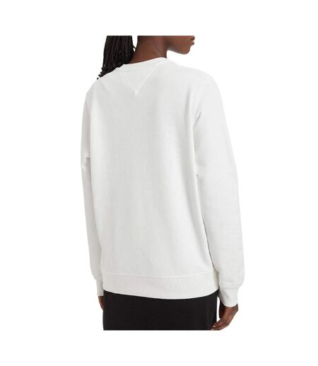 Sweat blanche femme tommy hilfiger dw0dw22829