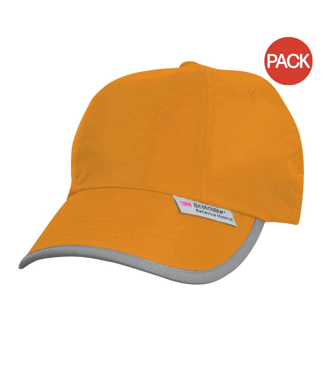 Lot de 2  casquettes haute visibilité adulte orange haute visibilité Result