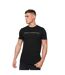 Mens logo t-shirt black/white French Connection-1