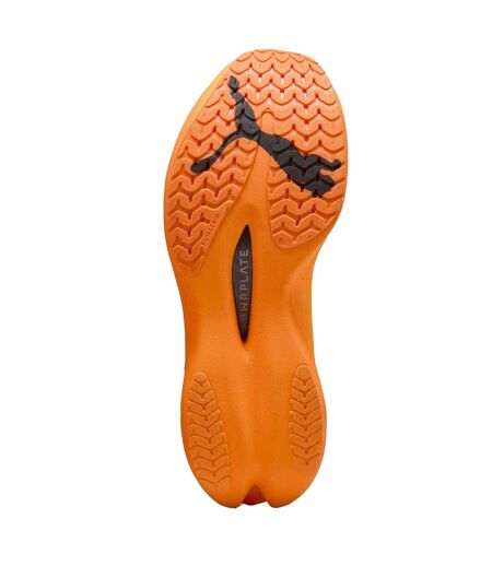 Womens/ladies Deviate Nitro Elite 3 Shoes Fluro Orange Puma