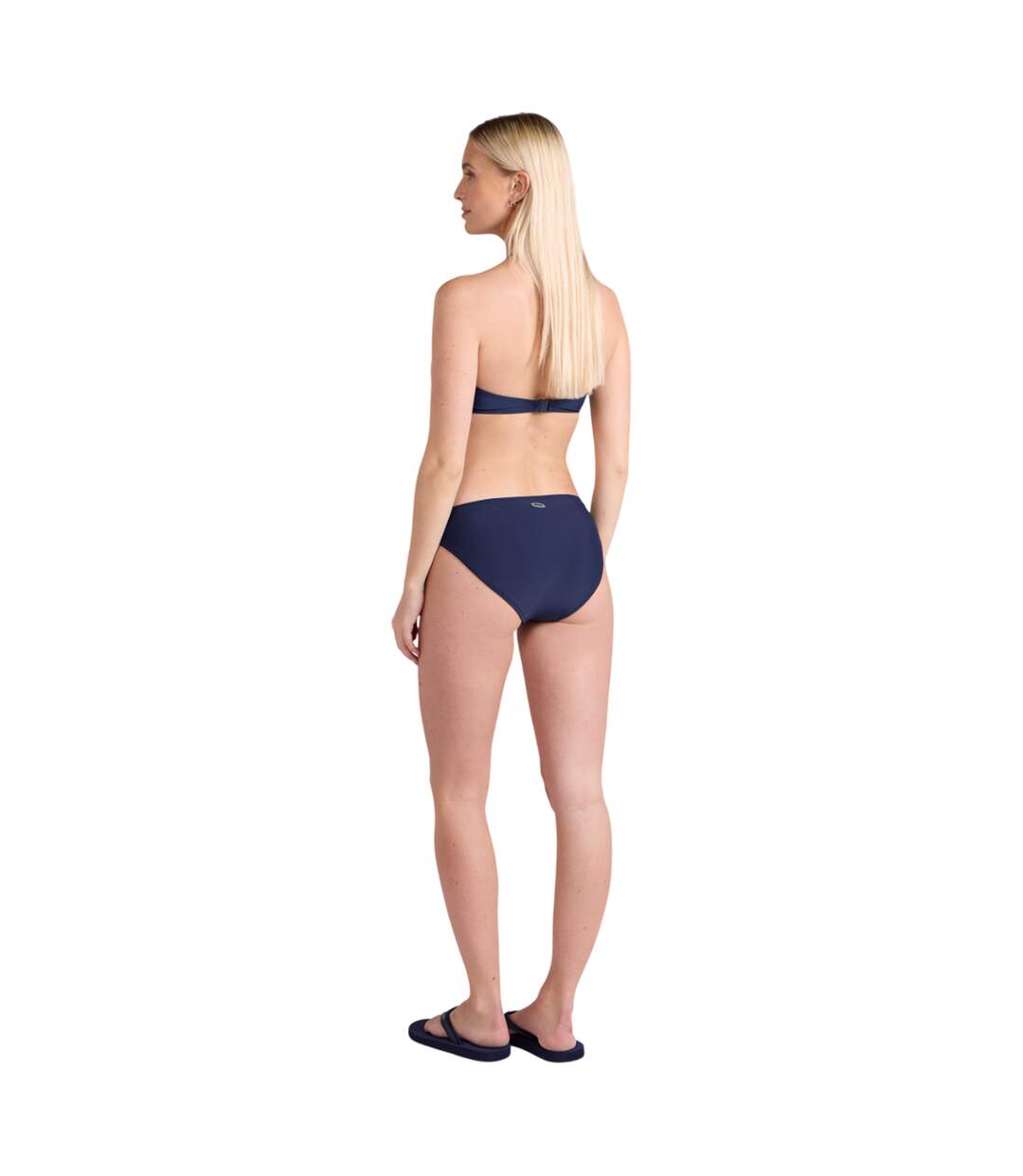 Womens/ladies docks plain bikini bottoms dark blue Animal-4