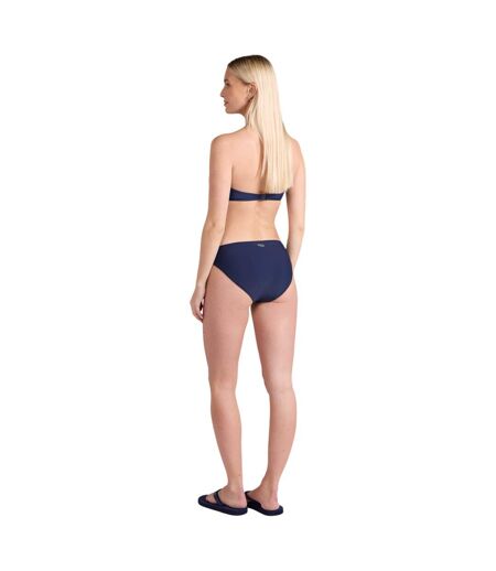 Womens/ladies docks plain bikini bottoms dark blue Animal