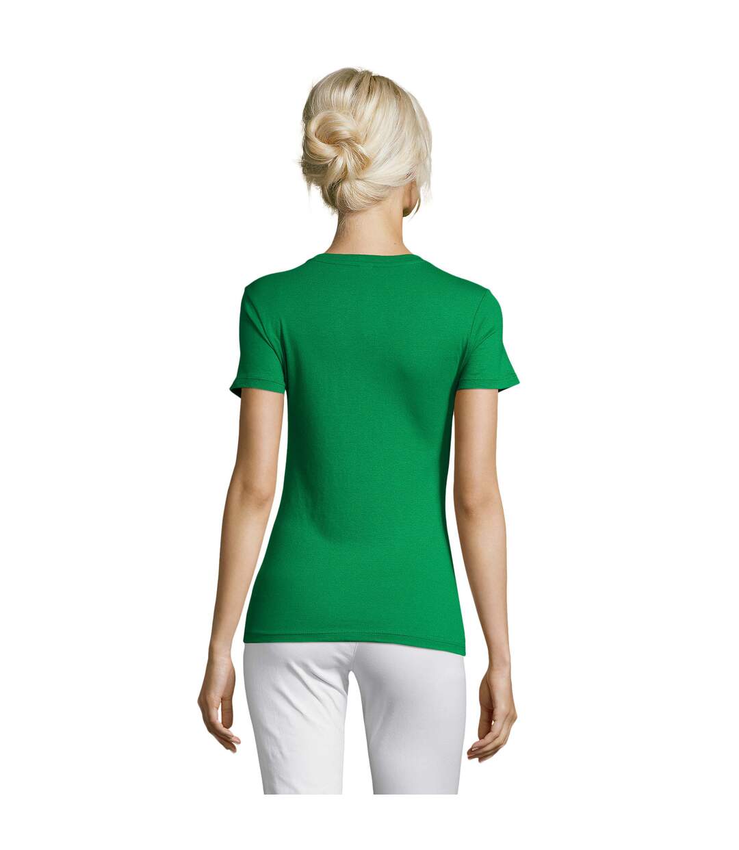T-shirt Regent Femme Vert Kelly SOLS-2