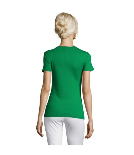 T-shirt Regent Femme Vert Kelly SOLS