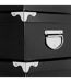 Set de 6 Boîtes de Rangement Uni 48cm Noir-5