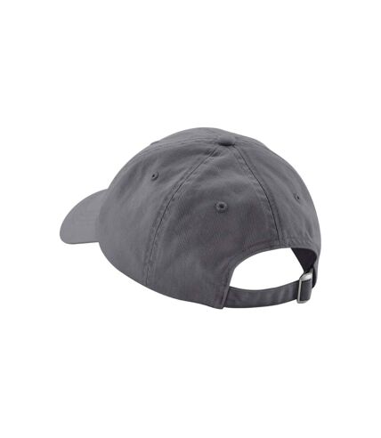 Beechfield Natural Cotton Panelled Baseball Cap (Graphite)