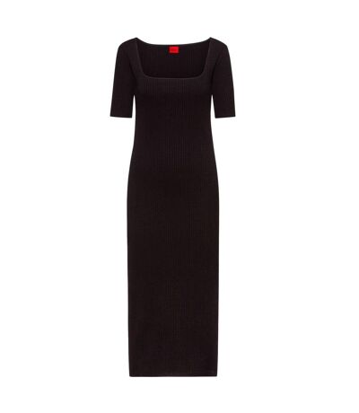Robe Mi-longue Nirale Femme Noir Hugo