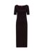 Robe Mi-longue Nirale Femme Noir Hugo-1