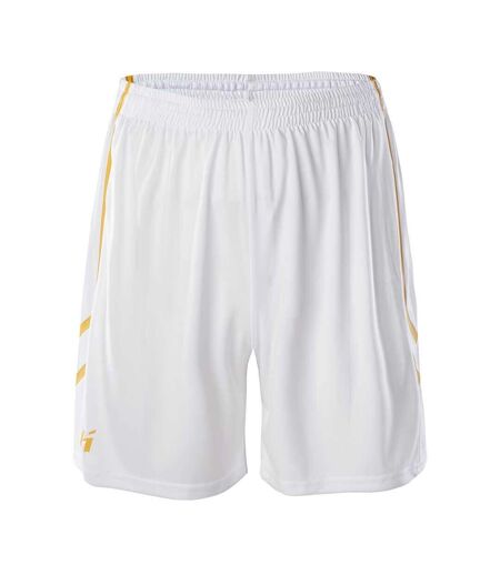 Short Motif/style Logo Dunkey Homme Blanc Vif Jaune Huari