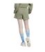 Short De Jogging Motif/style Adidas Femme Vert Moomin-3