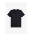 Mens Tipped T-shirt Dark Caramel Fred Perry-2