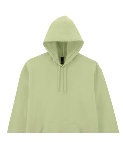 Sweat à capuche homme vert pistache Gildan