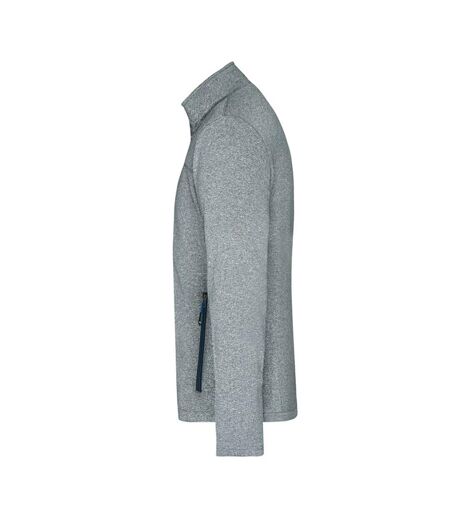Veste Softshell Homme Bleu Roi Foncé Chiné James And Nicholson