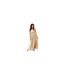 Robe Longue 1 Épaule Mariage Femme Beige Doré Biba-1