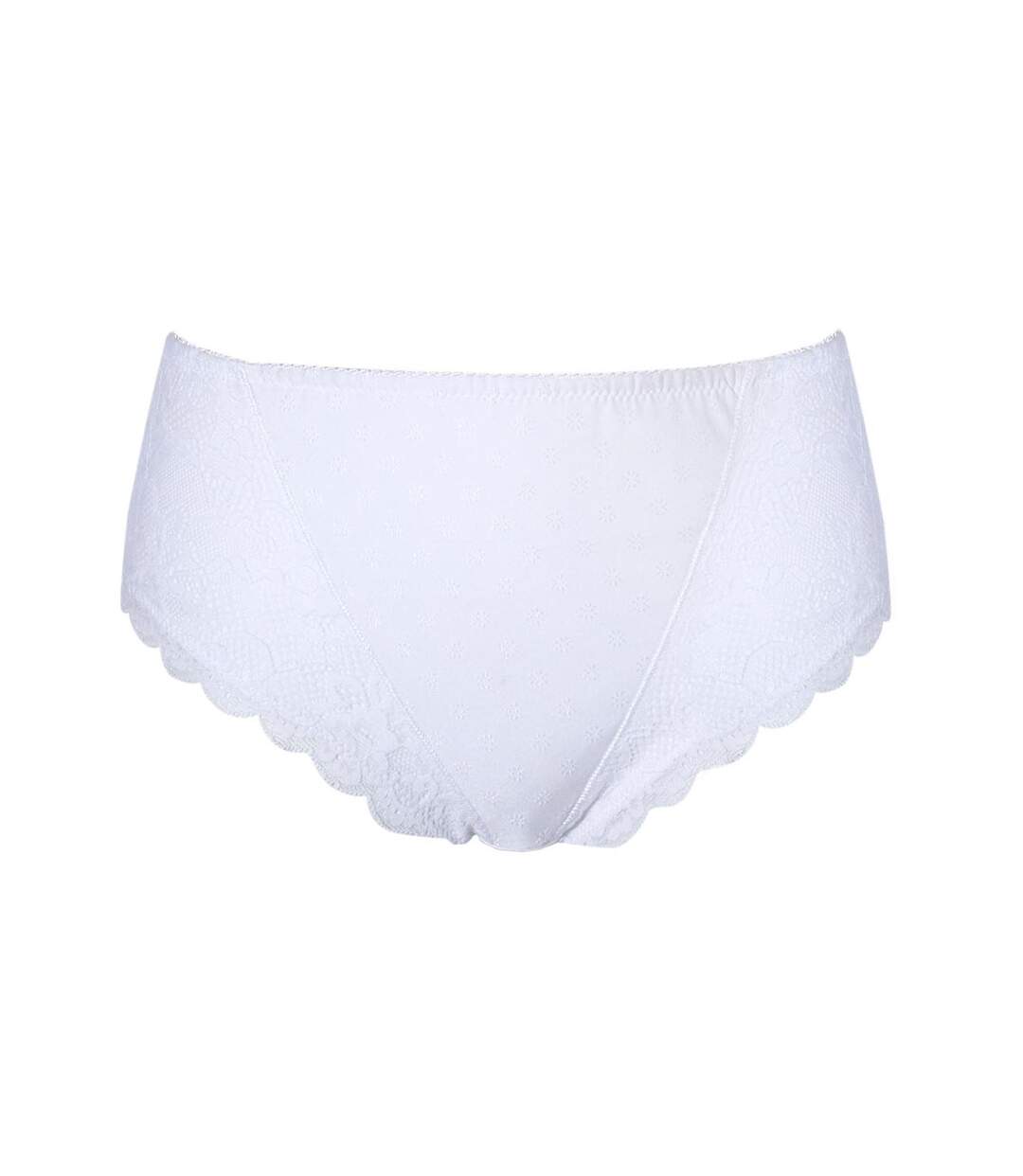 Culotte midi blanche Calyopée-1