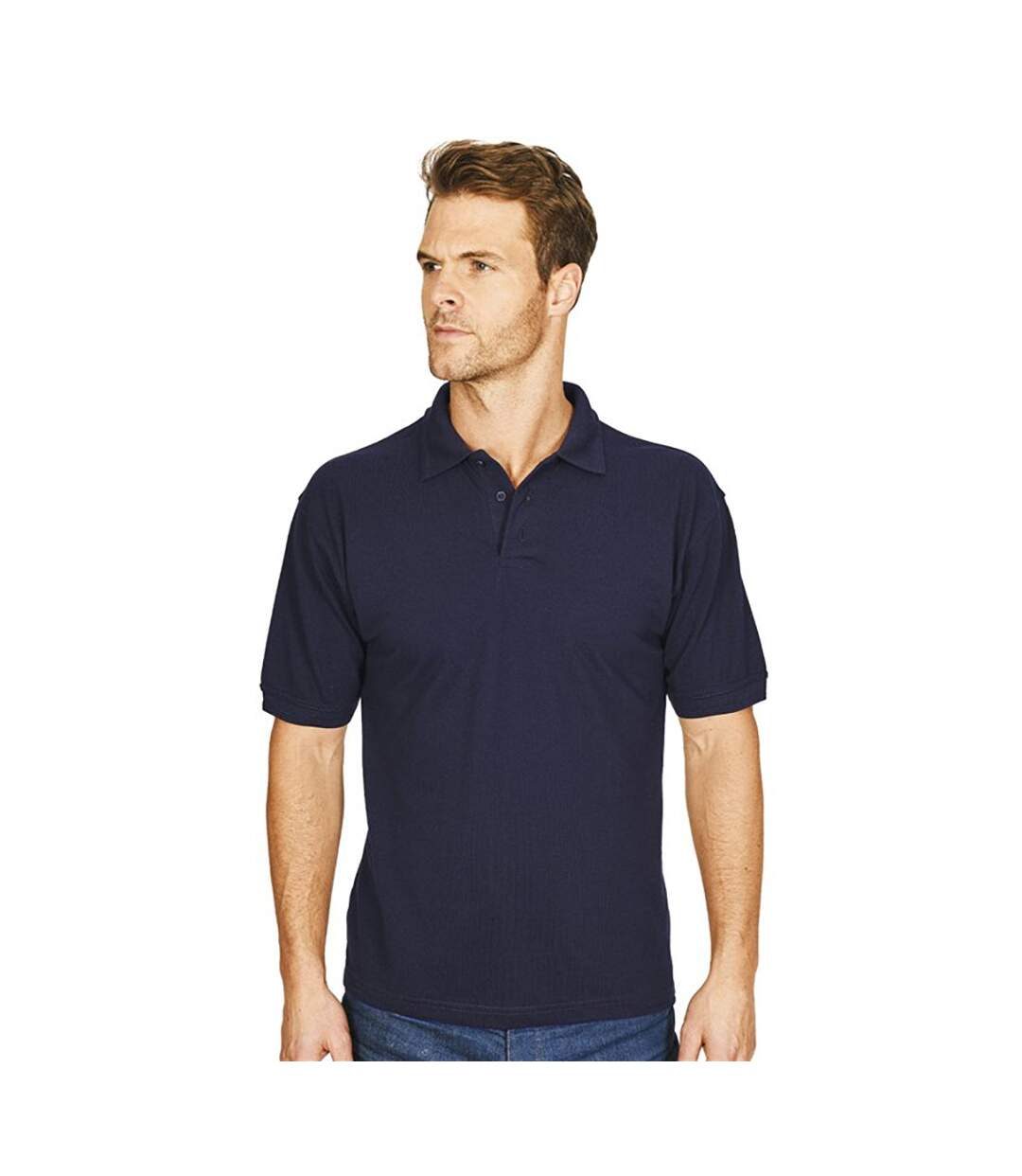 Absolute Apparel Mens Precision Polo (Navy) - UTAB105-2