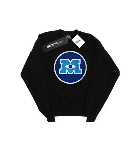 Disney Sweatshirt Monsters University à emblème de monstre - Femmes/Dames (Noir) - UTBI29560