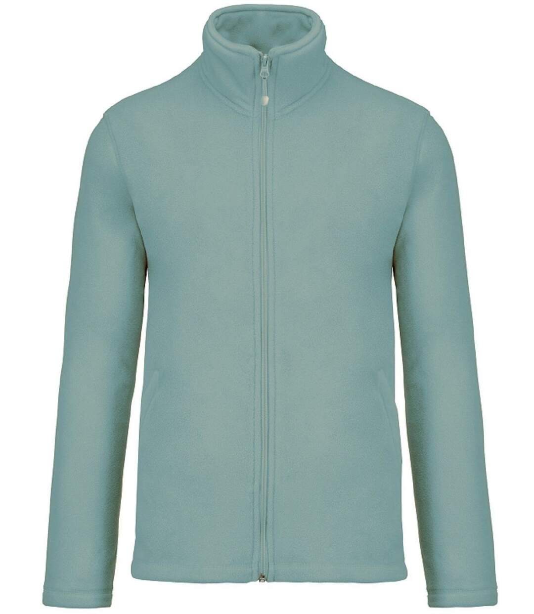 Veste micropolaire zippée - Homme - K911 - vert amande