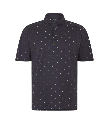 Mens Short-sleeved Polo Shirt Navy Armani Exchange