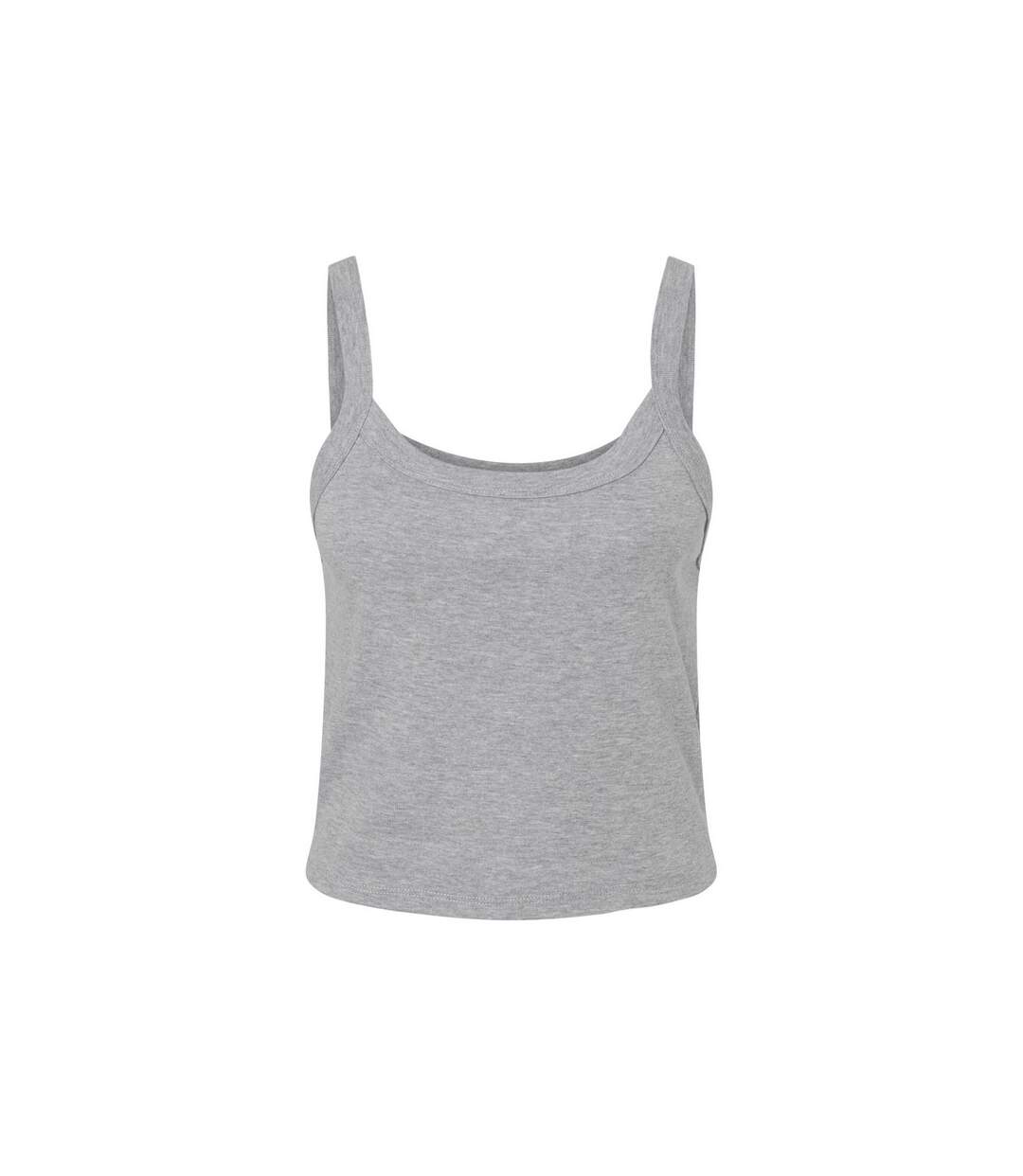 Débardeur Femme Gris Clair Chiné Bella + Canvas-1