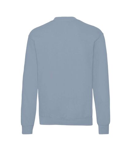 Fruit of the Loom Mens Classic 80/20 Set-in Sweatshirt (Mineral Blue)