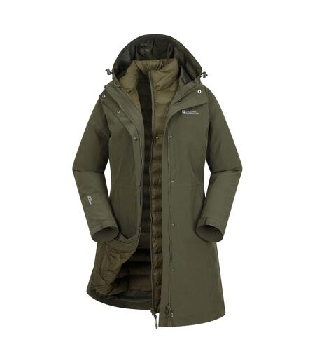 Veste alaskan femme vert kaki Mountain Warehouse