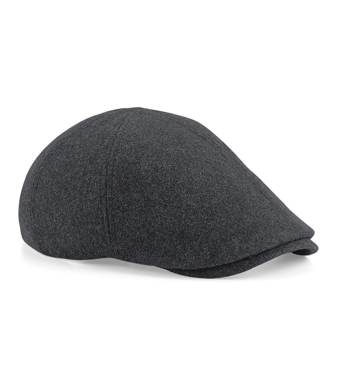 Casquette en laine Melton - B623 - gris foncé