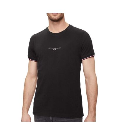 T-shirt Noir Homme Tommy Hilfiger Tipped - M