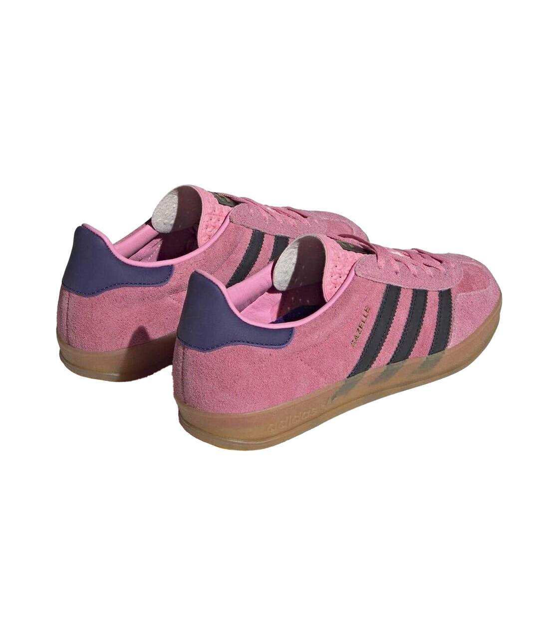 Baskets Gazelle Femme Rose Bleu Marine Adidas-2