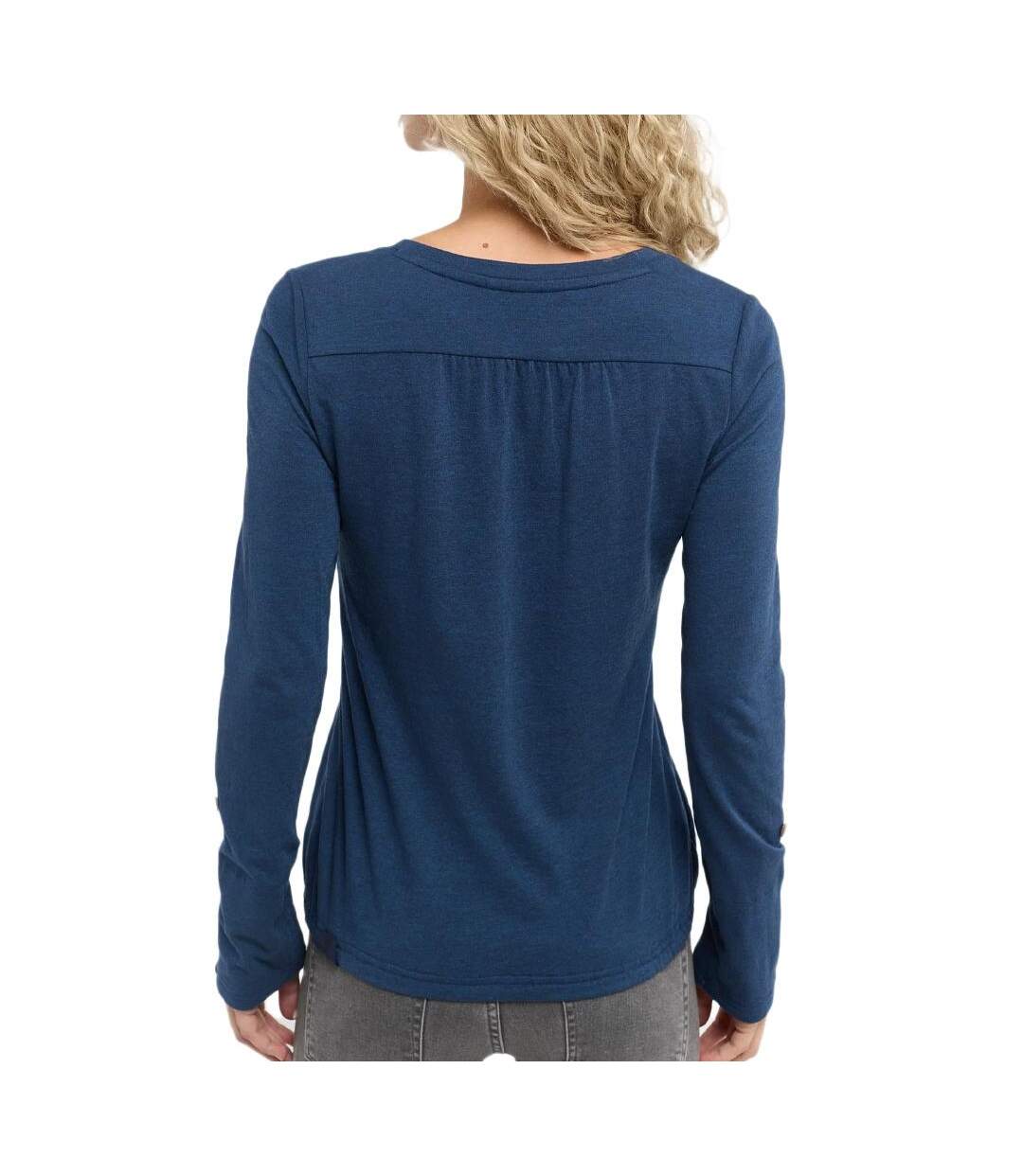 T-shirt Manches Longues Marine Femme Ragwear Pinchi - M-2