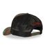 Casquette trucker effet usé avec patch et print Café Vondutch-5