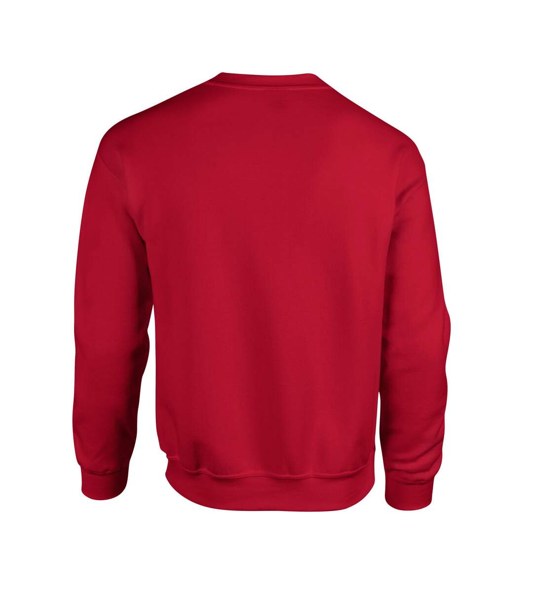Mens Heavy Blend Sweatshirt Cherry Red Gildan-2