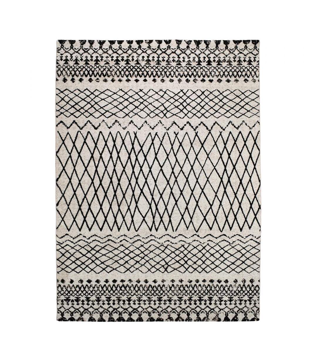 Tapis salon et chambre tissé motif berbère MO 83