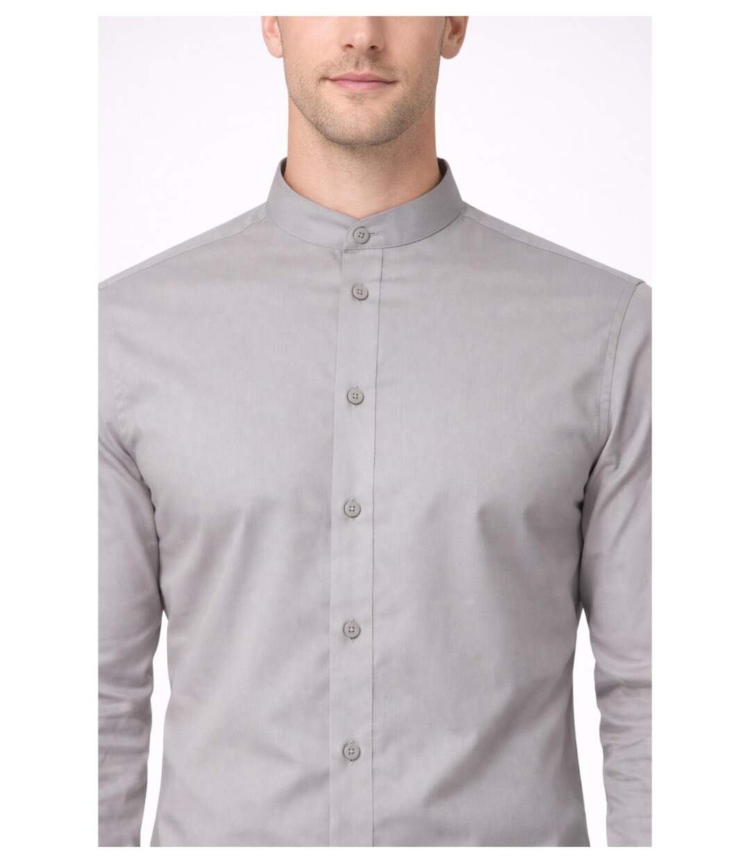 Chemise col mao-1