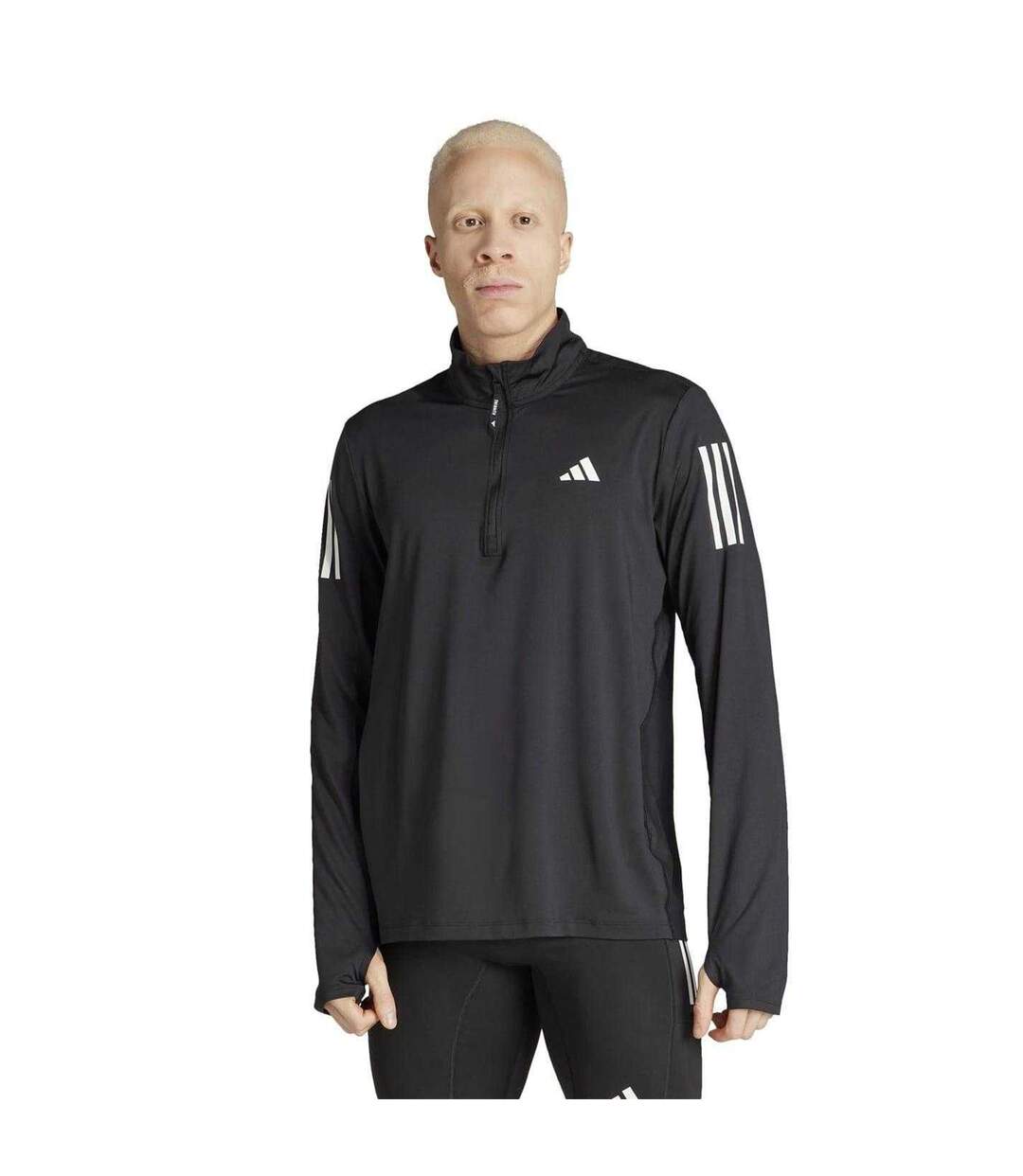 T-shirt Course À Pied Own The Run Homme Noir Adidas-1