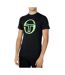T-shirt Noir/Vert Homme Sergio Tacchini Stadium