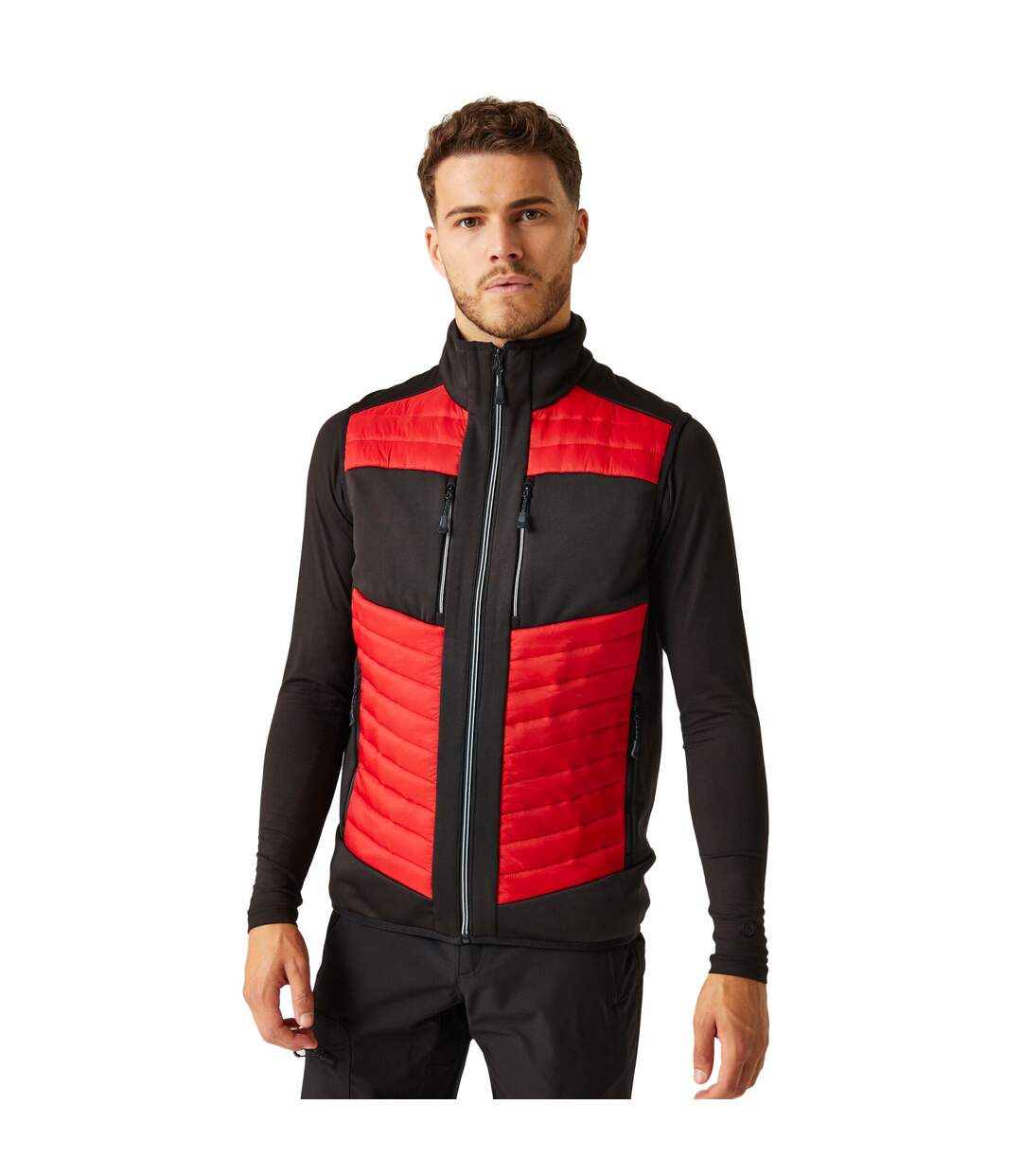 Veste sans manches e-volve adulte rouge classique / noir Regatta