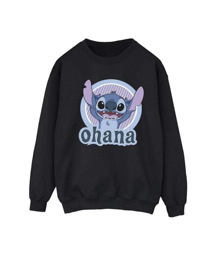 Disney - Sweat LILO AND STITCH OHANA CIRCLE - Femme (Noir) - UTBI22870