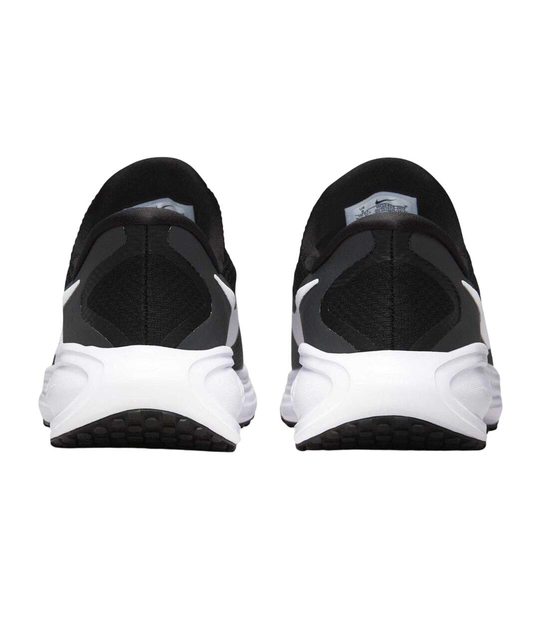 Womens/ladies Revolution 7 Logo Trainers Black White Nike-2
