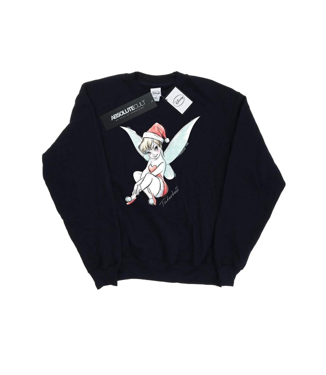 Disney - Sweat TINKERBELL CHRISTMAS FAIRY - Femme (Noir) - UTBI11822-1